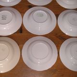 Set of 12 different hollow plates