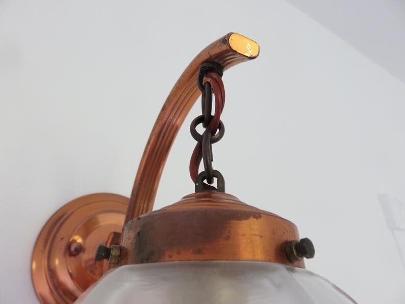 Wall light "lantern" art deco years 20 30