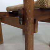 Pair of Rietveld Style Chairs with Adjustable Seat and Backrest, 1950s