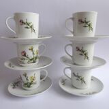 Mobil porcelain coffee cups