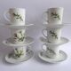 Mobil porcelain coffee cups