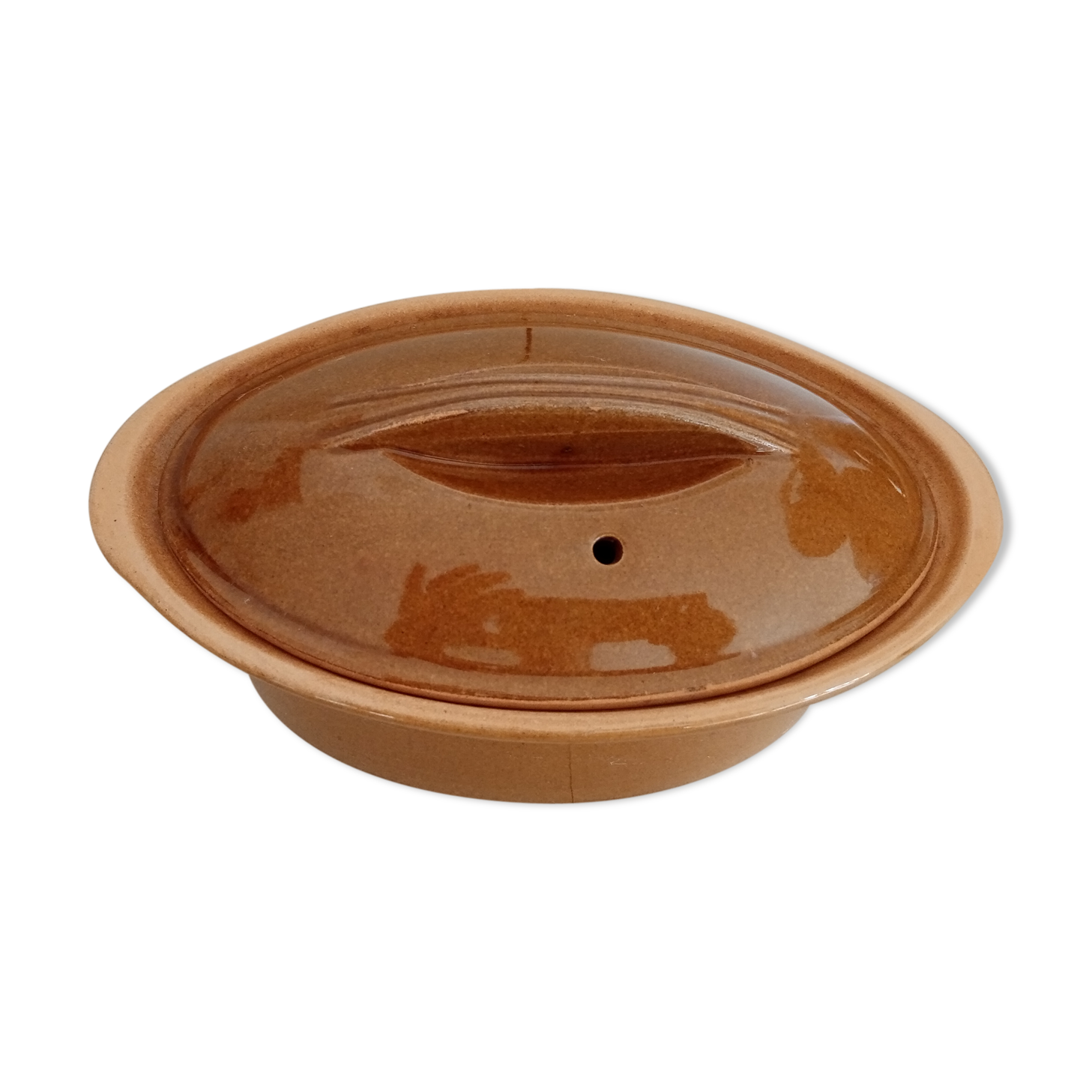 Enamelled ceramic terrine