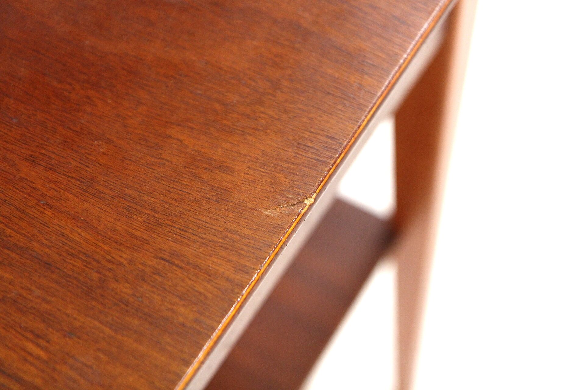 Mahogany bedside table, Sweden, 1950