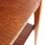 Mahogany bedside table, Sweden, 1950