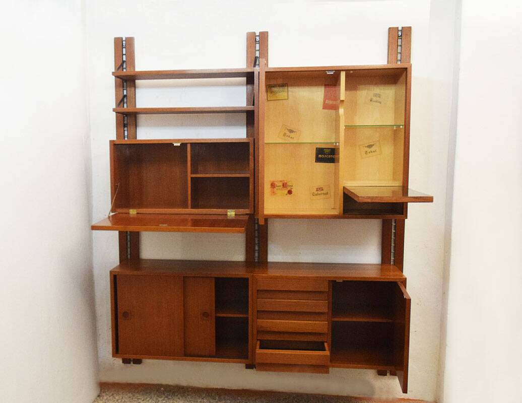 Poul Cadovius modular bookcase, Denmark, 1960s
