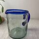 Carafe en verre bullé