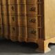 Vintage Mid-century Baroque Style Danish High Boy Brutalist Dresser 1960s