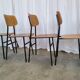 Set of 7 vintage school chairs by stol kamnik / 1970s yugoslavia / mid-cent