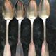 Pop-up Christmas 2022 Set of 4 silver spoons dating from the early twentieth century.