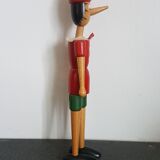 Jouet en bois Pinocchio vintage