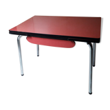 Vintage red formica table