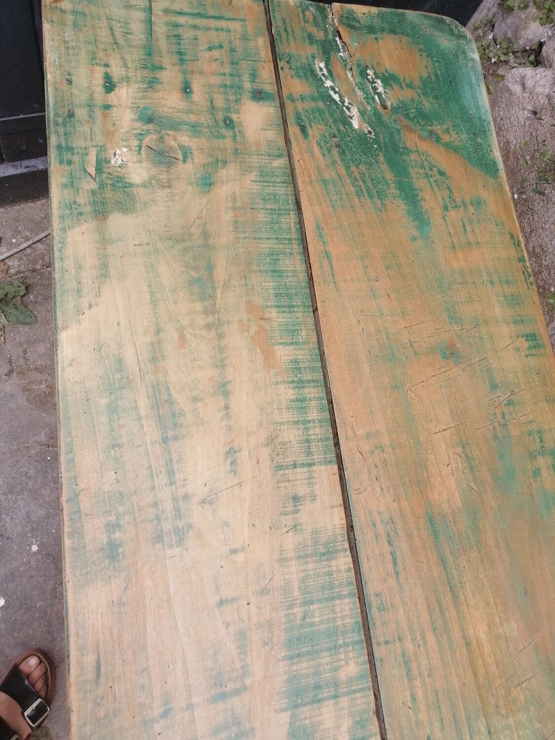 Folding wooden table long 200cm