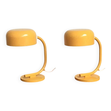Lampes de table minimaliste allemande du milieu du siècle par Kaiser Idell / Kaiser Leuchten, années 1960