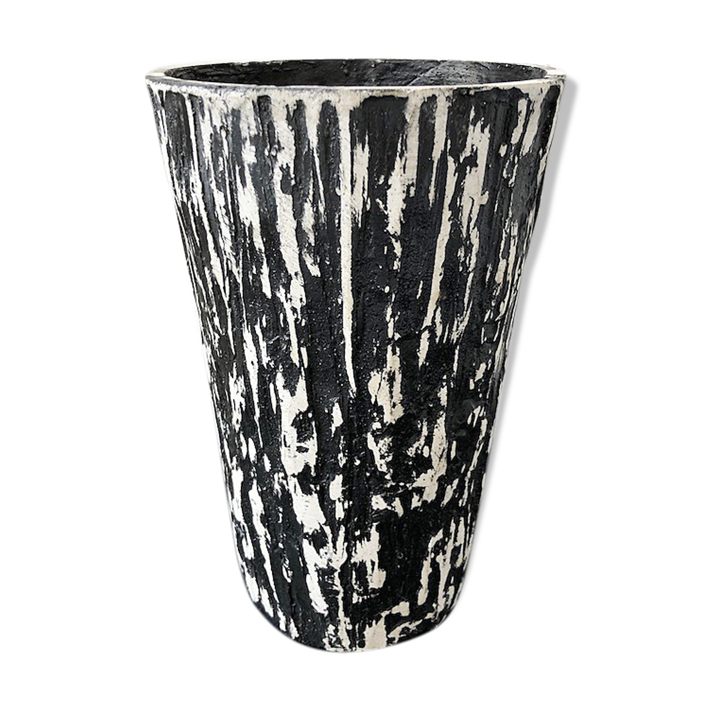 Vintage black vase