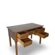 Italian pine wood centre writing desk from the 1960s, a reproduction o