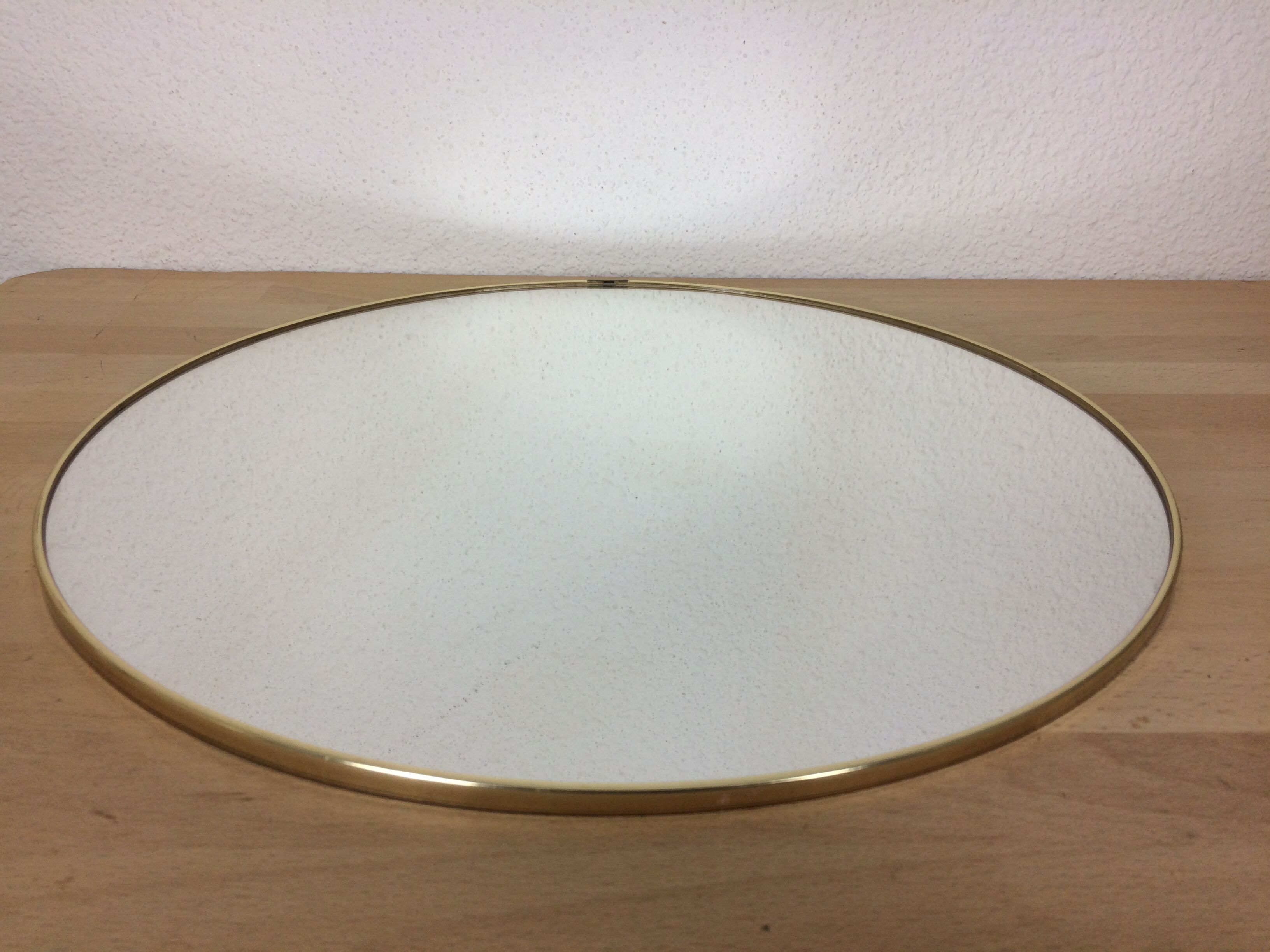 Mirror round golden hoop 43 cm