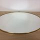 Miroir cerclage doré rond 43 cm