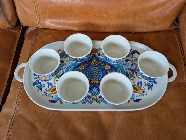 Ensemble ramequins et plat ovale villeroy & boch