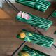 Vintage Vallauris vegetable and fruit knife holders