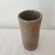 Ceramic cylinder vase signed Jean Claude Monange