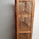 Vintage rattan shelf
