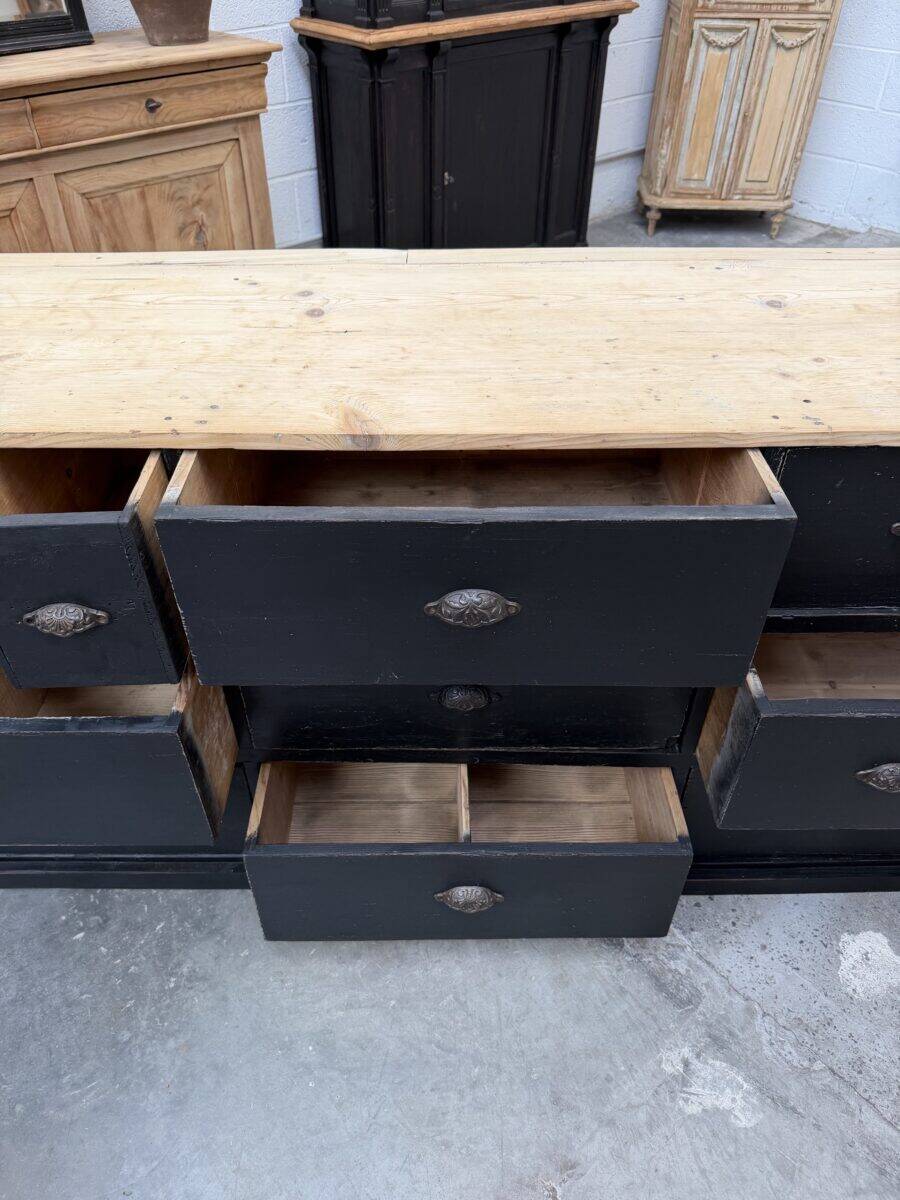Workshop furniture from the early 20th century.