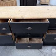 Workshop furniture from the early 20th century.
