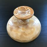 Alabaster cut on foot