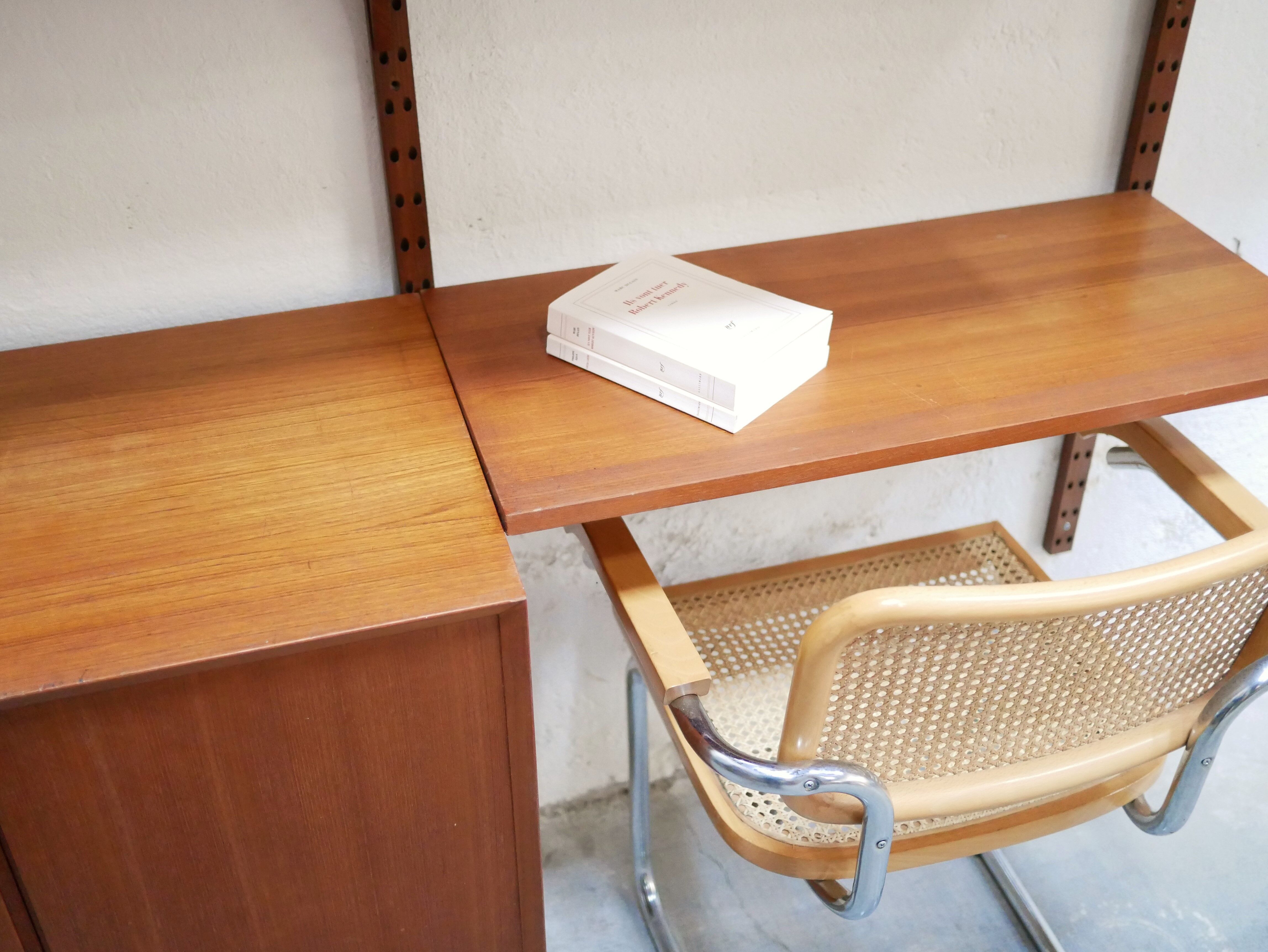 Royal System Scandinavian Modular Wall Shelves by Poul Cadovious for Cado Editions