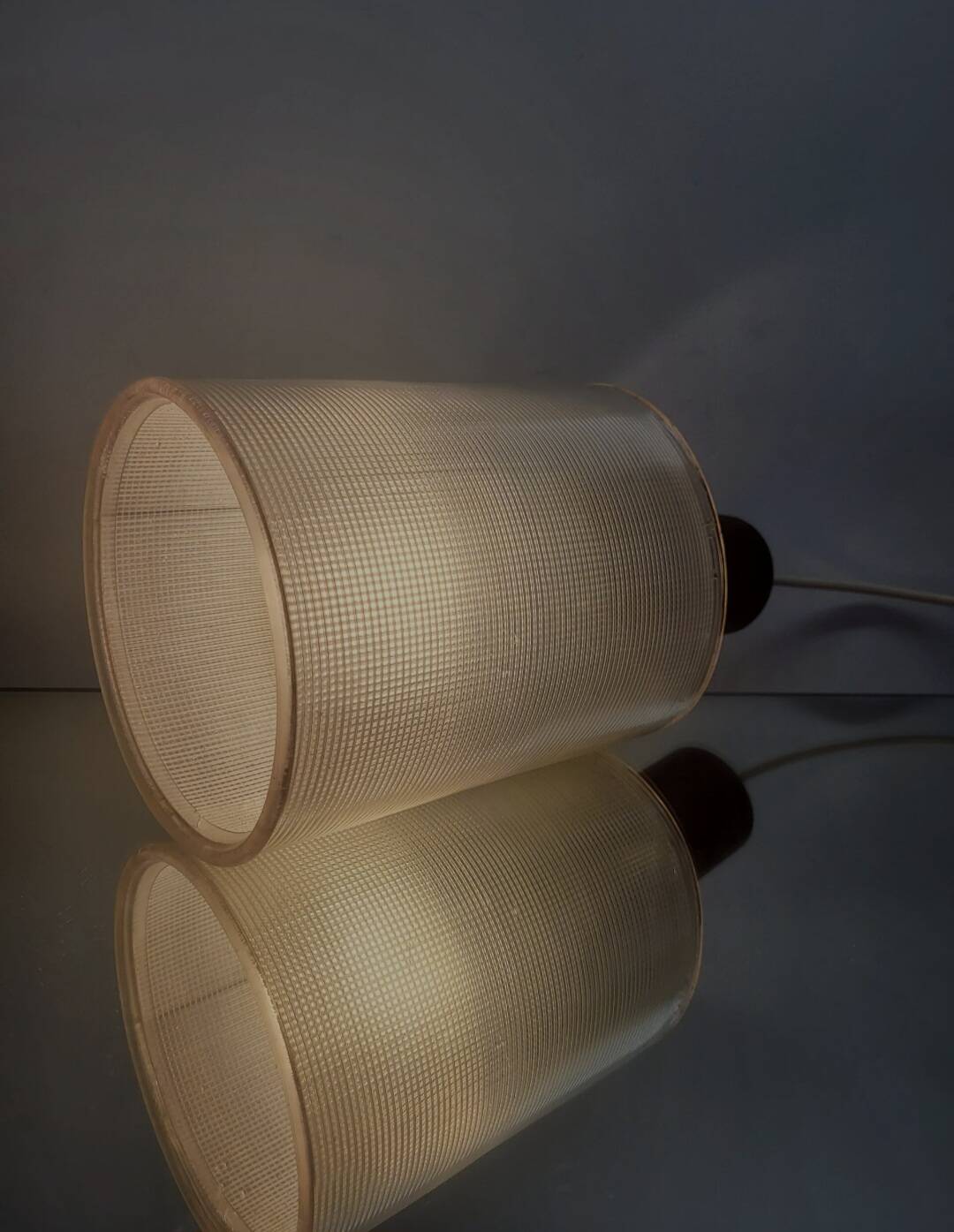 Vintage pendant lamp, Scandinavian style plexiglass