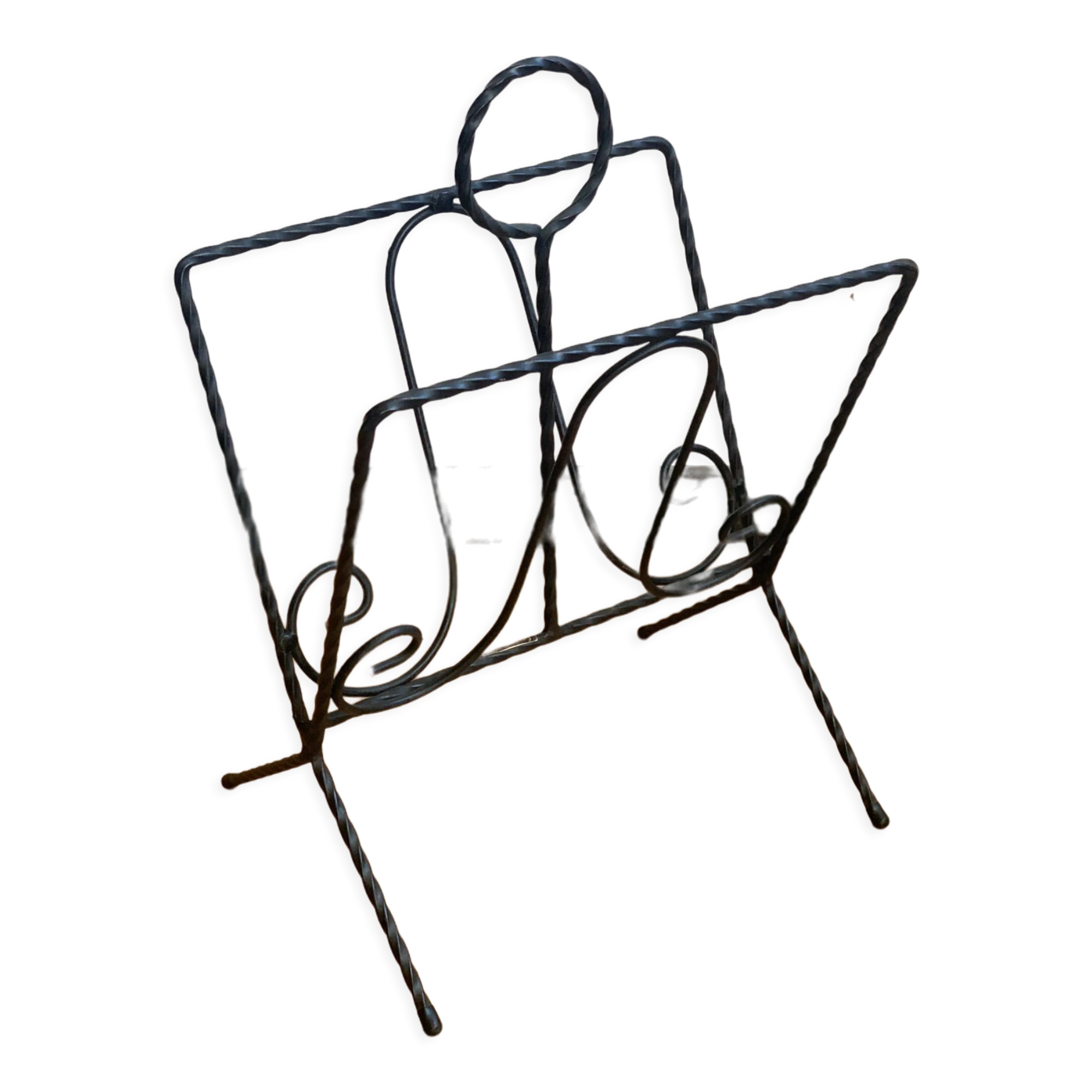 Wrought iron review door