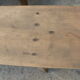 Pair of rustic farm table bench