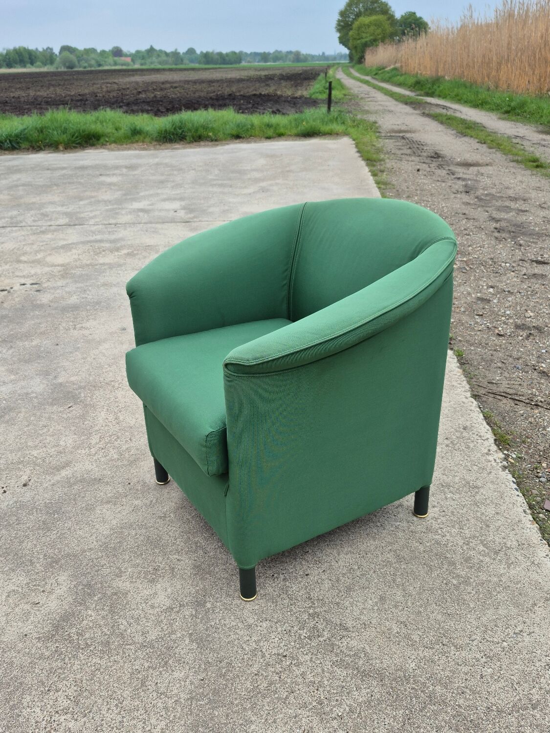 Set 2 vintage green Aura chair Paolo Piva Wittmann
