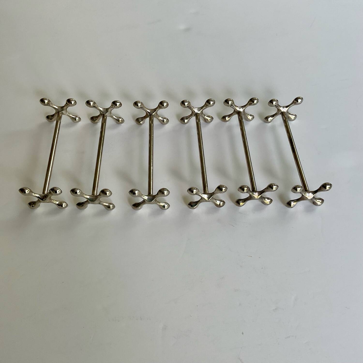 6 vintage knife holders