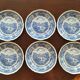 6 flat plates Burgenland blue Villeroy & Boch