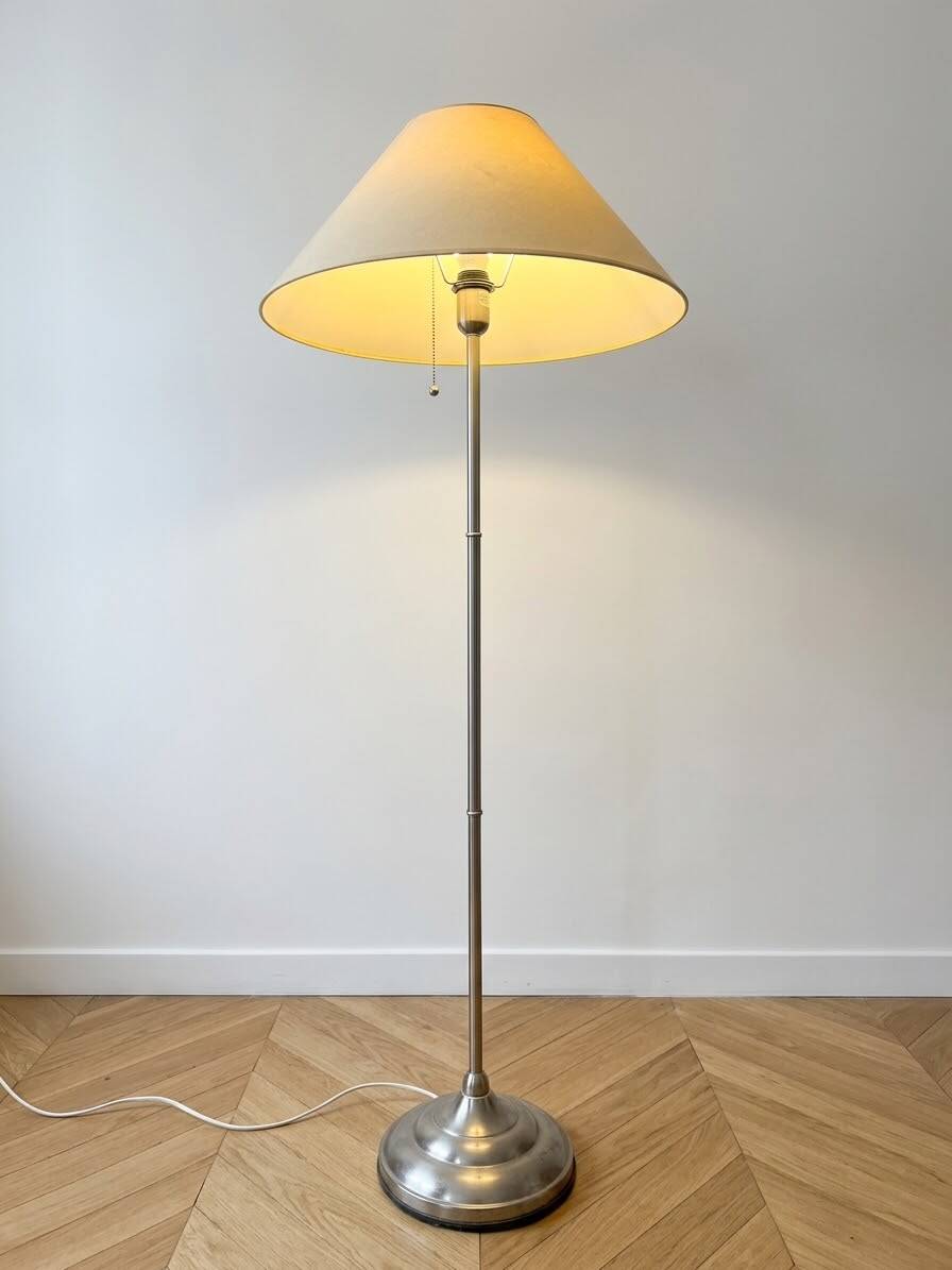Metal floor lamps
