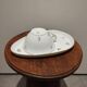 Limoges porcelain cup and tray: a selfish one