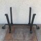 Ancient cast iron log carrier