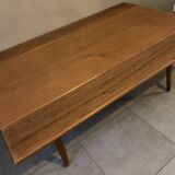 Table modulable danoise en teck Kai Kristiansen 1960