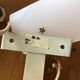 Pair of sconces MD 1950 Perspex white brass stars
