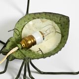 Beautiful Italian Mid Century Modern "Spider" wall lamp made of metal