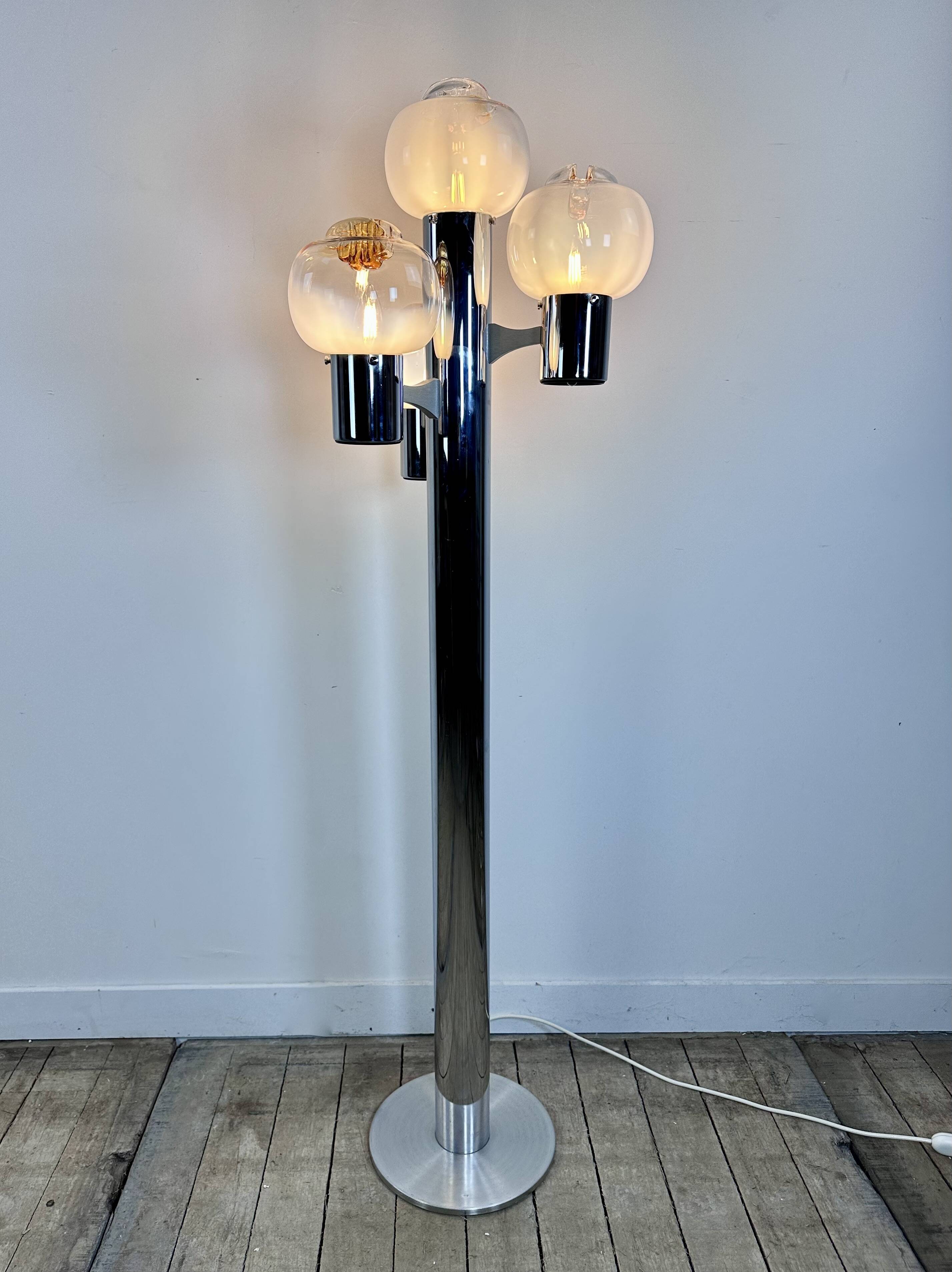 Lampadaire vintage italien 1970