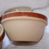 6 GIEN sandstone bowls