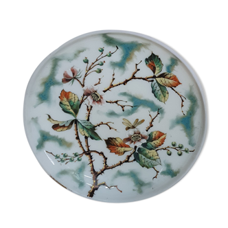 Opaline dish natural pattern