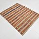 120x146 Area Kilim Rug,  Multicolor Kilim Rug, Oushak Area Rug, 120x146Cm