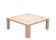 Robert Marcius Pink Tessellated Marble and Brass inlay Coffee table 1970s