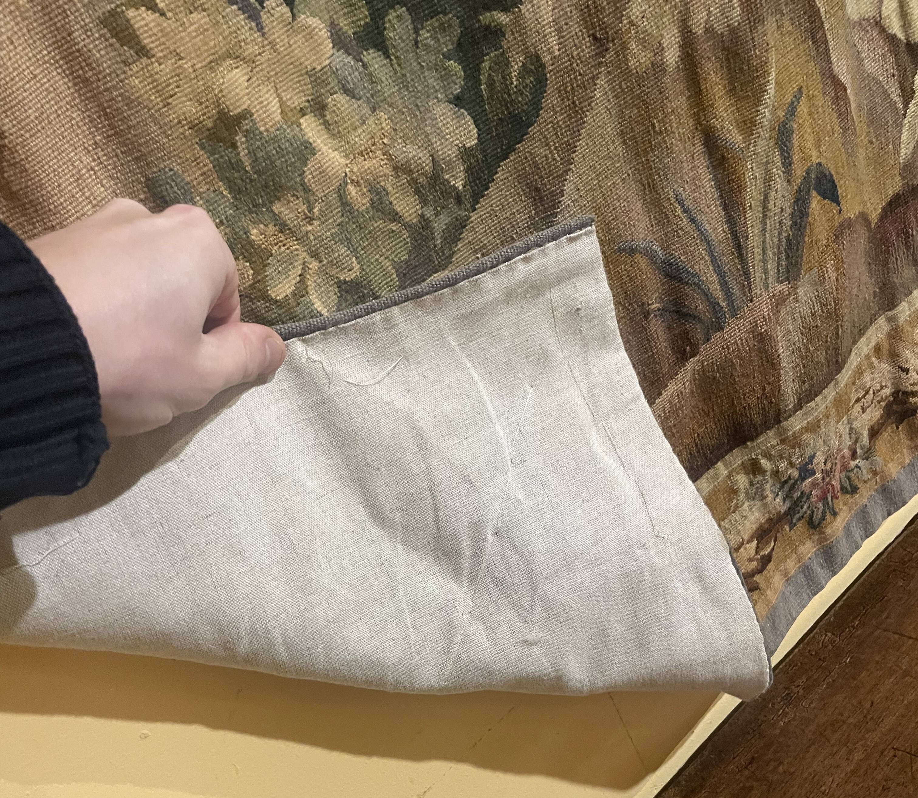 19th-century Aubusson Verdure tapestry