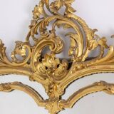 Louis XV style mirror with glazing beads. Napoleon III period, circa 1880.