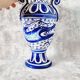 Vase en céramique du Portugal avec poisson mythologique