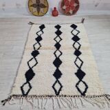 Handmade wool Berber rug 150 X 100 CM